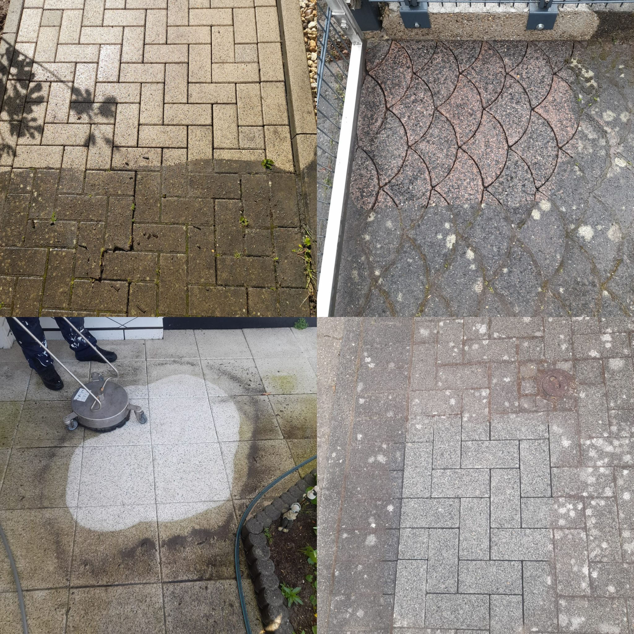 Vorher-Nachher-Vergleich einer professionellen Reinigung