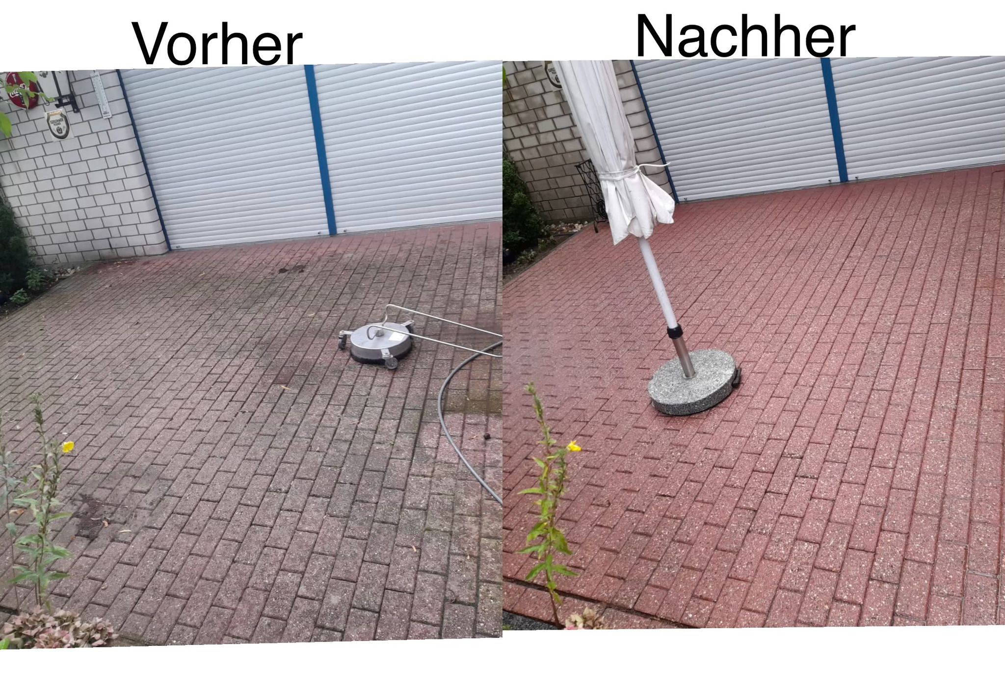 Vorher-Nachher-Vergleich einer professionellen Reinigung