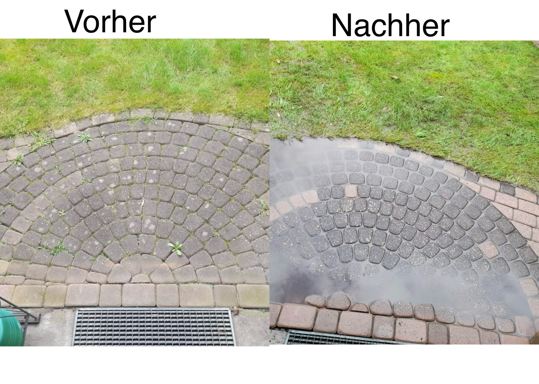 Vorher-Nachher-Vergleich einer professionellen Reinigung